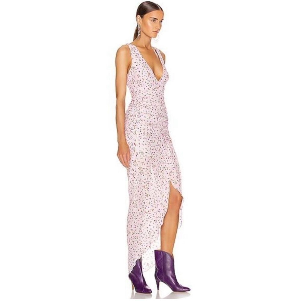 Nicholas Floral Drape Front Dress - Picture 10 of 10
